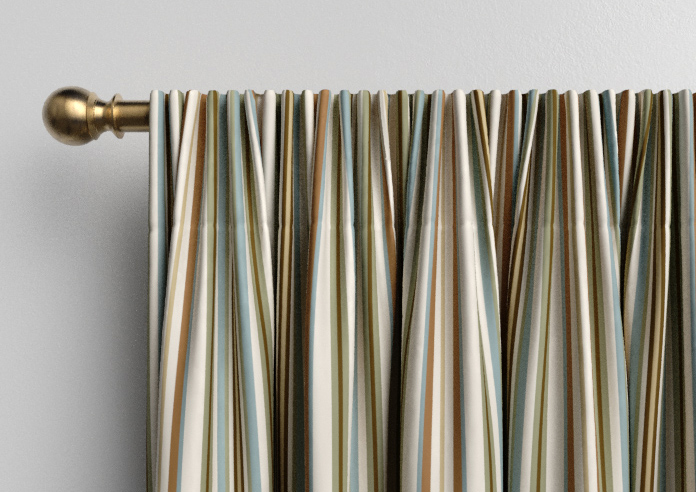 The British Stripe Co. Elizabeth, Derwent No.1 - Made to Measure Curtains - Image 9